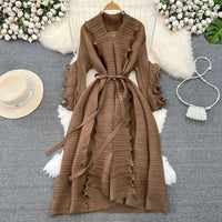 Elegant Lace Pleated Dress™