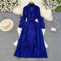 Elegant Lace Pleated Dress™