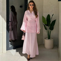 Chic V-Neck A-Line Skirt Set™