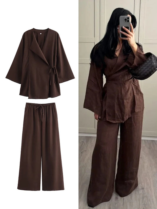 Chic Kimono Two-Piece Set™