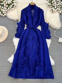 Elegant Lace Pleated Dress™