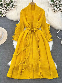 Elegant Lace Pleated Dress™
