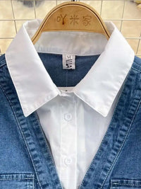 Chic Patchwork Denim Dress™