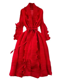 Elegant Lace Pleated Dress™